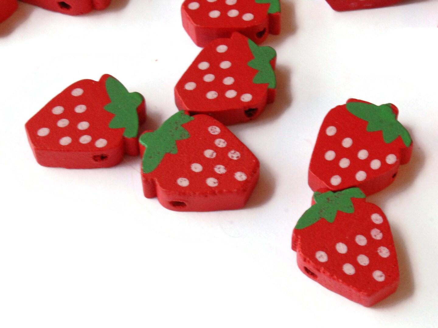 20 18mm Red Wooden Strawberry Beads by Smileyboy Beads | Michaels