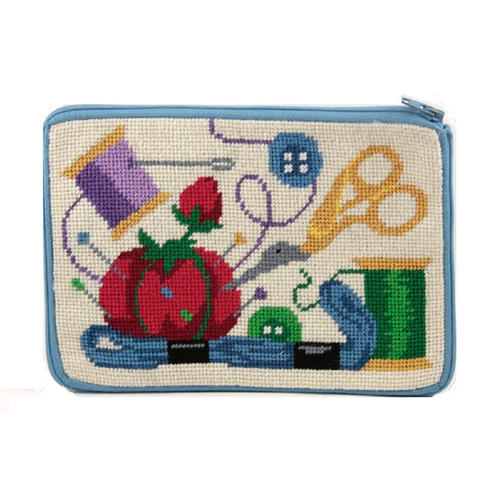 Cosmetic Purse - Sewing - Needlepoint Kit