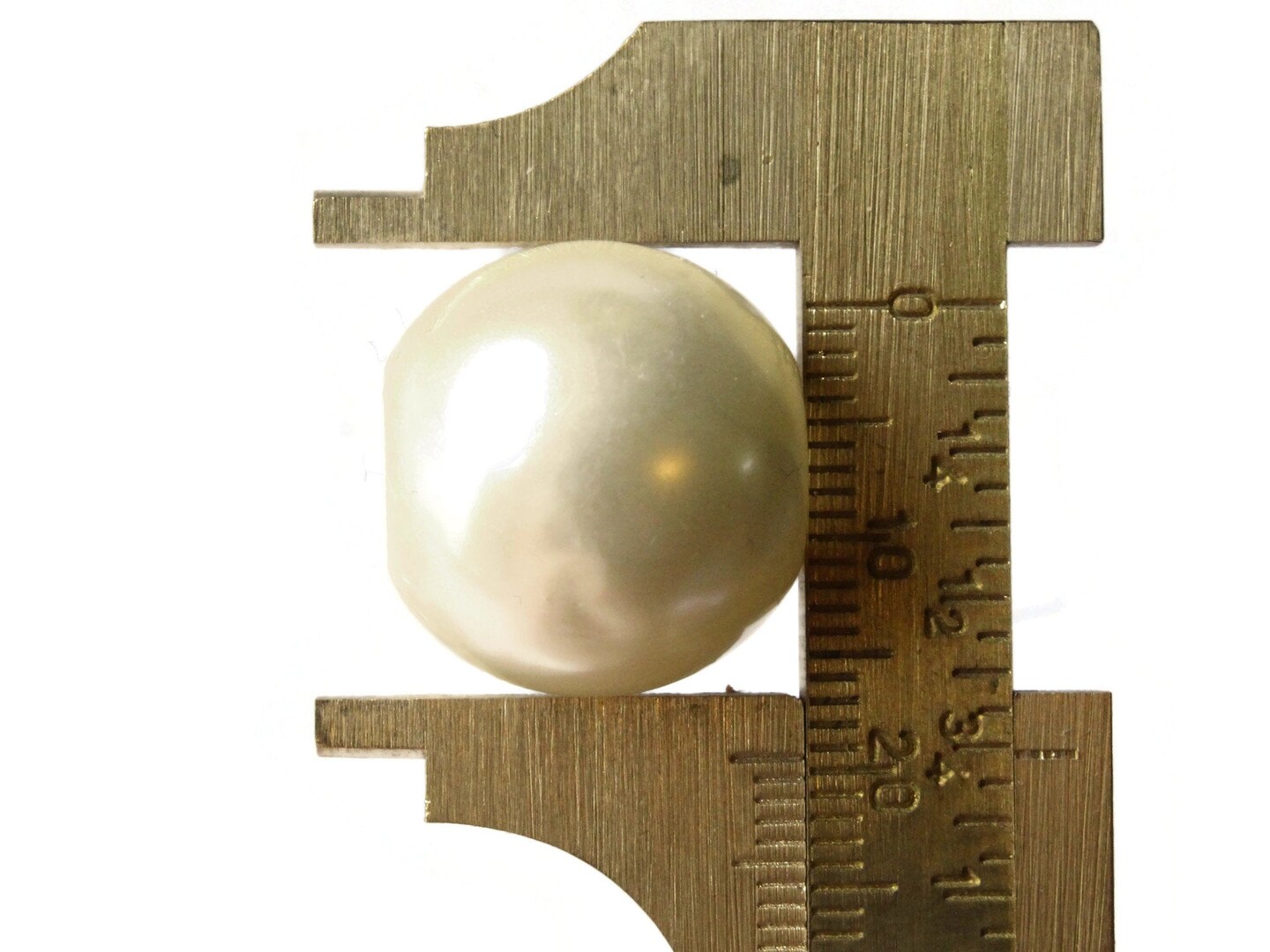 10 20mm Large Hole Ivory White Plastic Pearl Beads