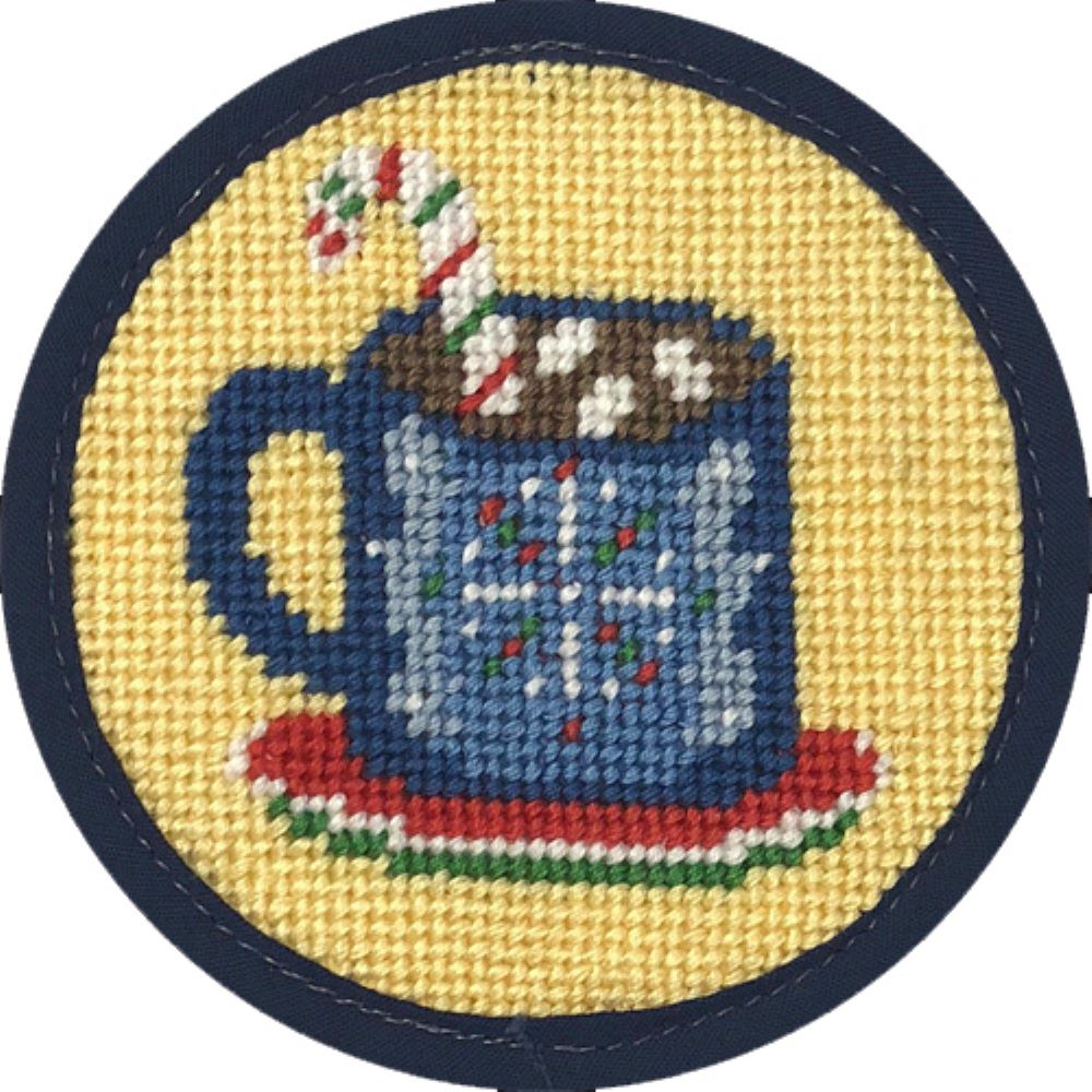 Alice Peterson Stitch-Ups Needlepoint Ornament Kit - Hot Cocoa