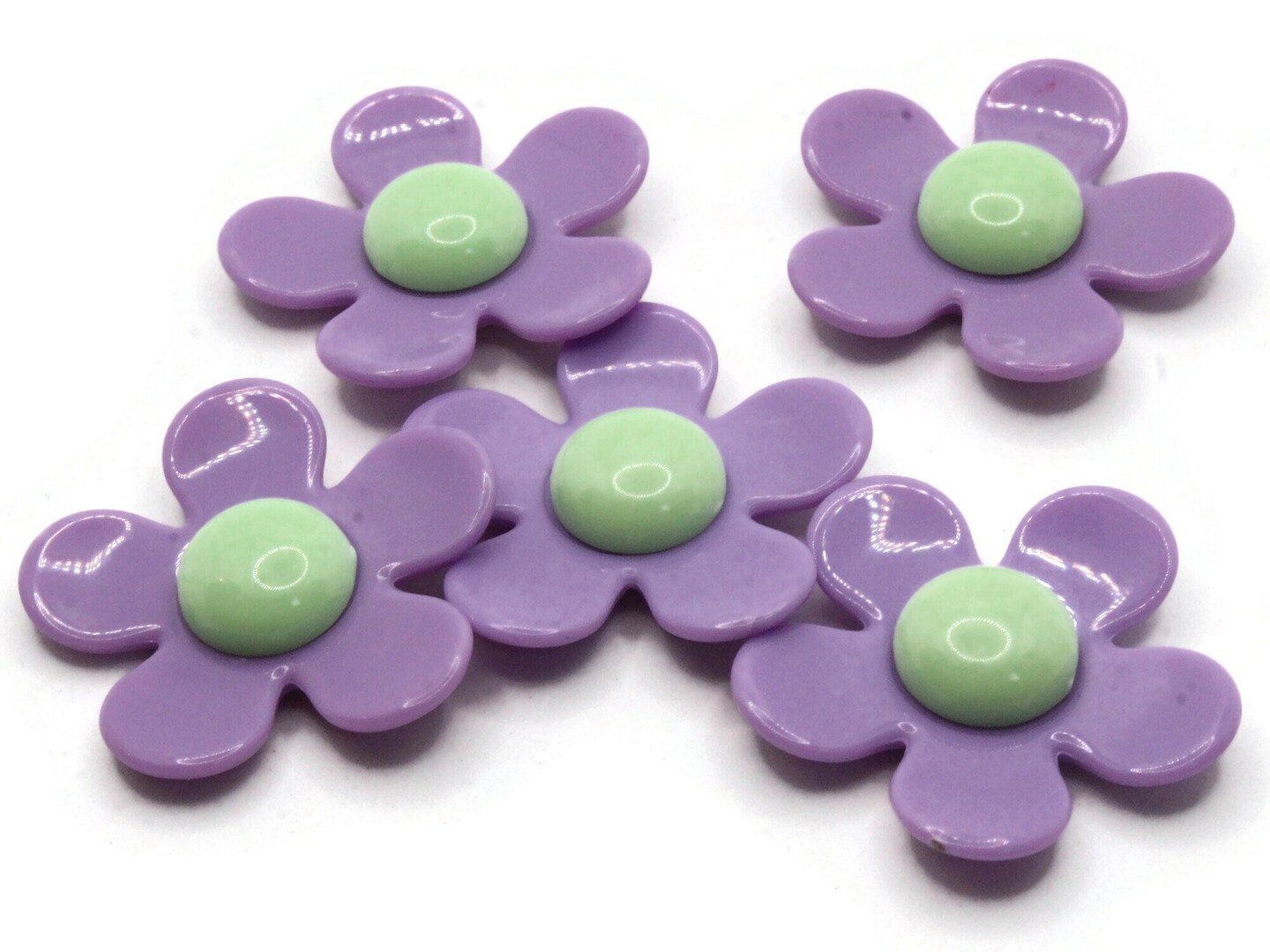 5 36mm Mixed Color Daisy Large Plastic Flower Beads by Smileyboy Beads | Michaels