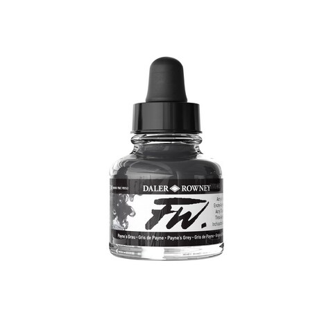 FW LIQUID ACRYLIC INK 1OZ PAYNE GREY