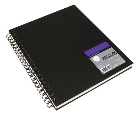 SIMPLY SKETCHBOOK WIREBOUND 65LB 80SHT 11X14