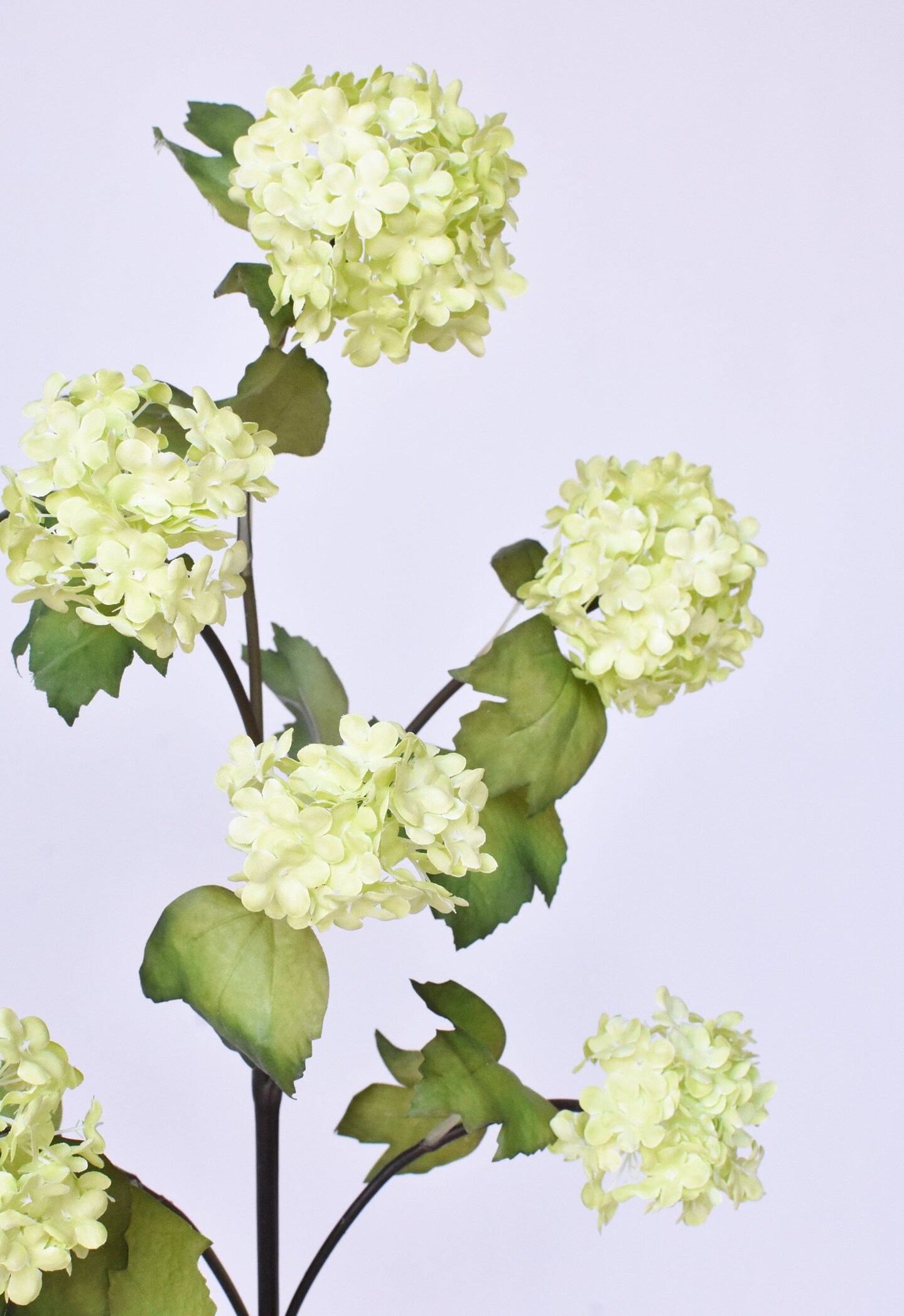 30&#x22; Faux Green Snowball Hydrangea Stem