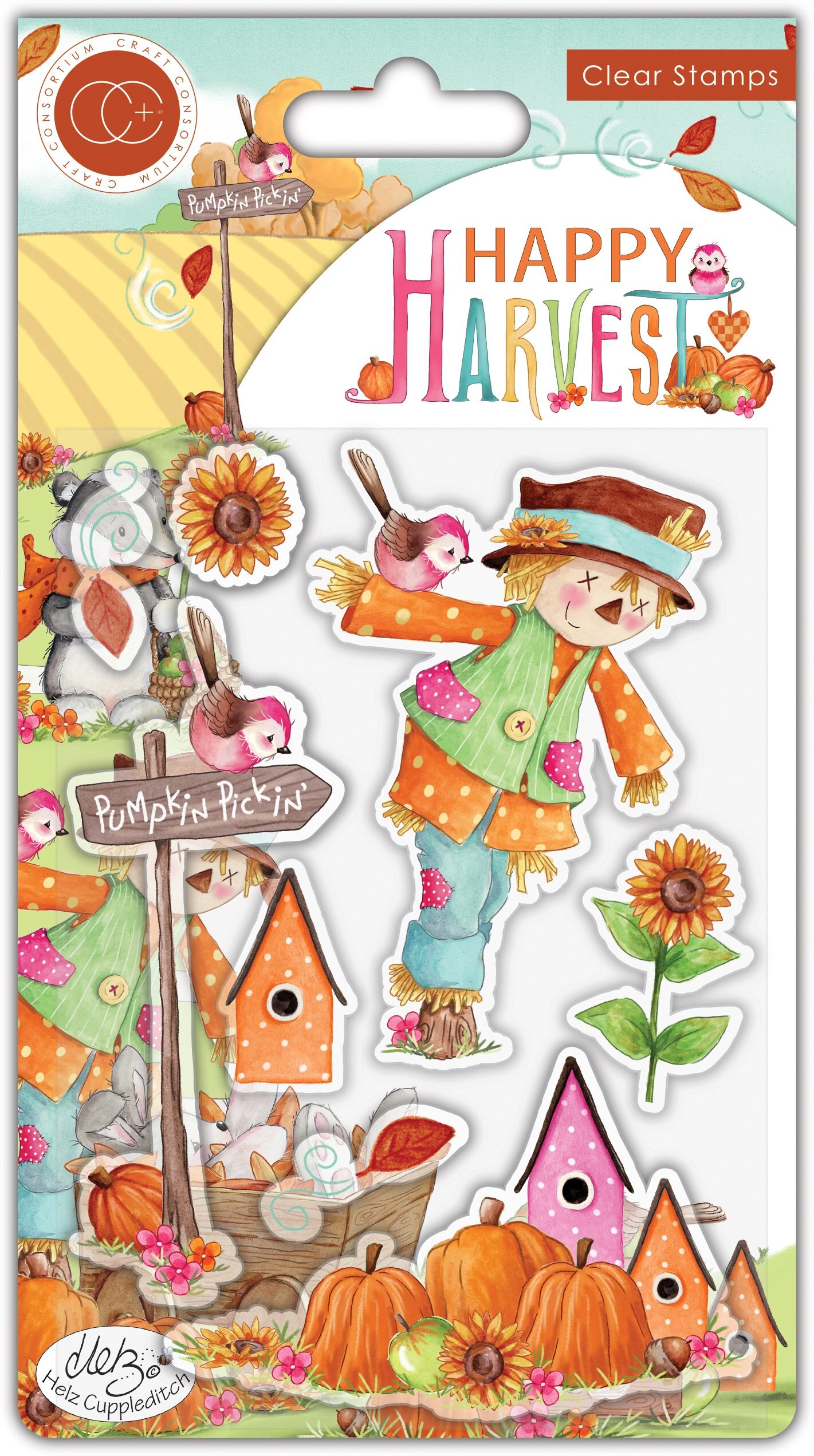 Sandy Paws Bon Voyage Clear Stamps (CCSTMP064) - B.V