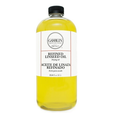 Refined Linseed Oil Low Acid 33.8Oz/1Litre Michaels