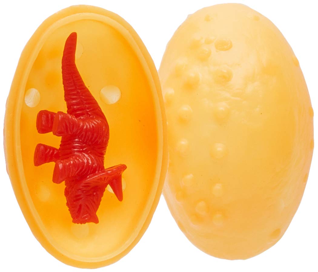 WD Dinosaurs Eggs with Mini Toy Dinosaur Figures Inside - 36 Per Order - Great for Birthday Party Favors