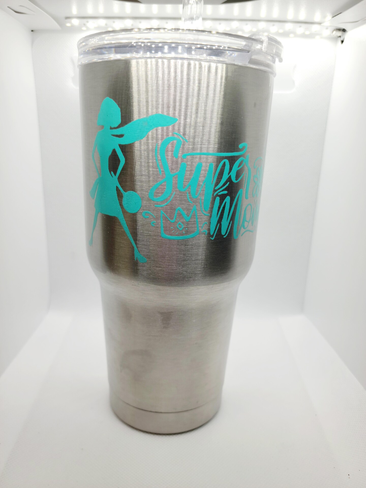 product name is Super Mom 27 oz tumbler, Mother's day gift, gift for mom