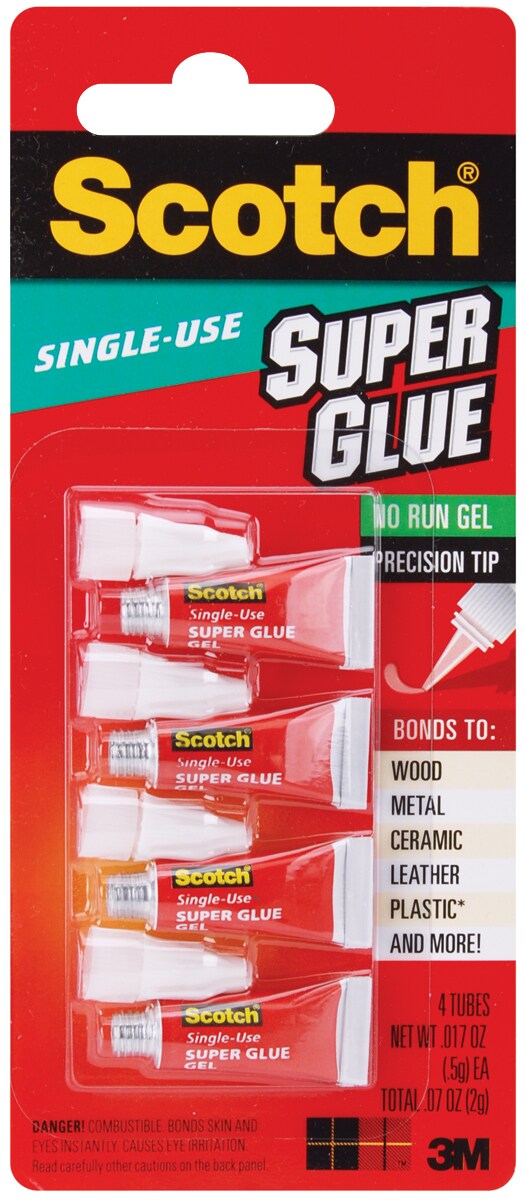 Best Buy: Scotch Single-Use Super Glue Gel (4-Pack) AD119