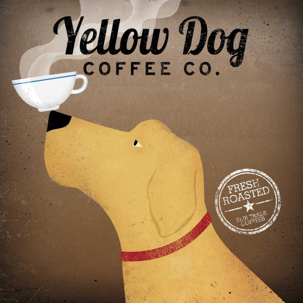 Yellow Dog Coffee Co Poster Print by Ryan Fowler - Item # VARPDX10003