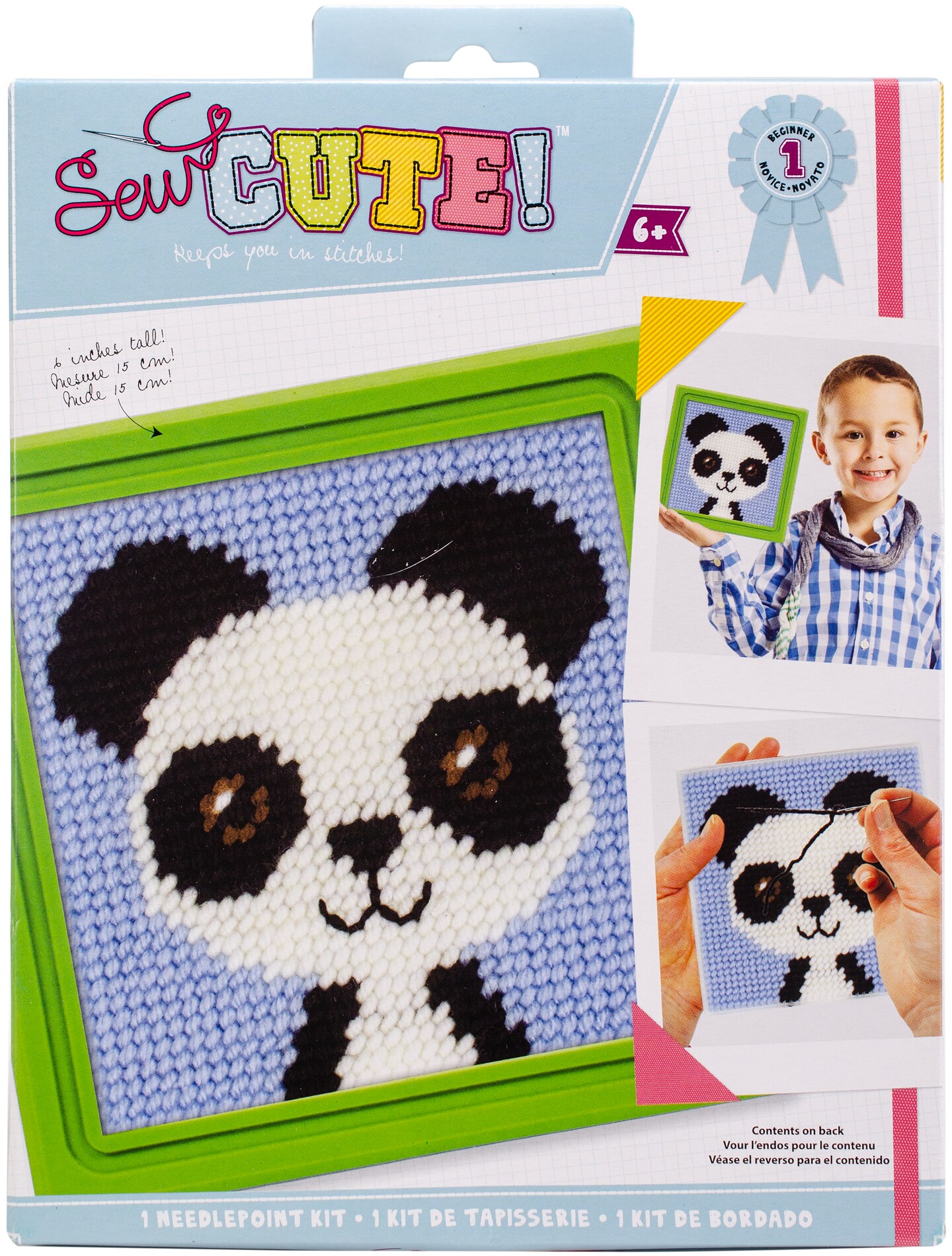 Sew Cute! Needlepoint Kit-Paul Panda
