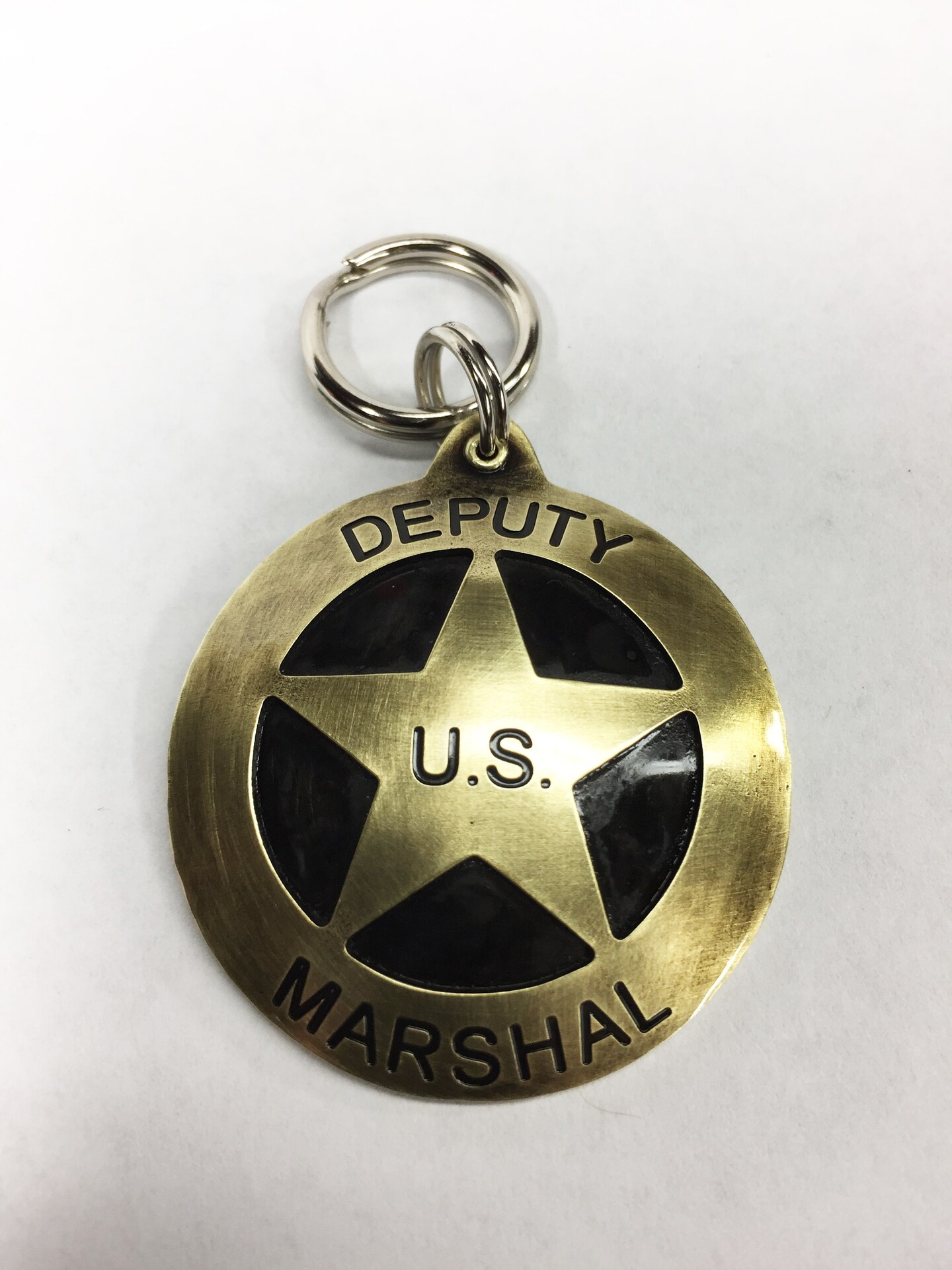 Fun U.S. Marshal Badge Pet Id Tag-Police Badge Dog Tag-Unique Custom ...