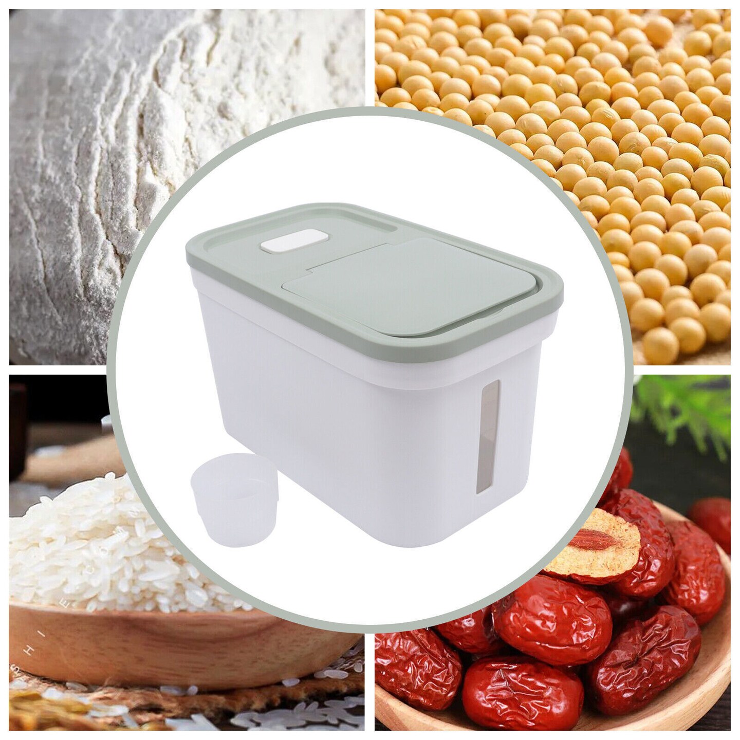 Kitcheniva 10kg Moisture-proof Food Storage Container