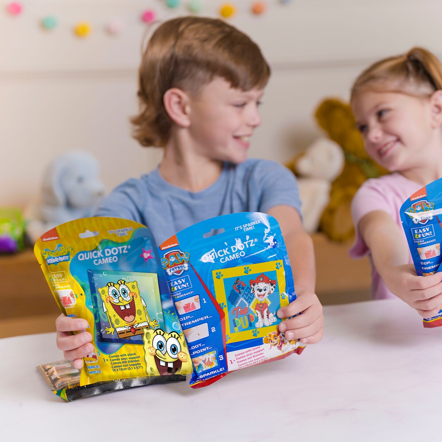 Diamond Dotz Kits - SpongeBob - Surprise, Round Dotz, Partial Drill, Spongebob Diamond Art, Spongebob Diamond Painting, Cartoon Diamond Painting, Diamond Art Cartoon