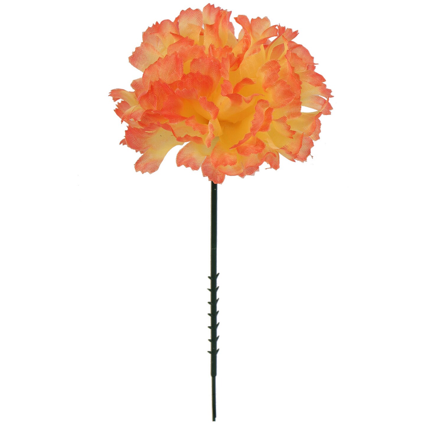 Artificial Carnation Picks, 5&#x22; Long, 3.5&#x22; Wide, Box of 200, Orange, Realistic Silk Flowers, Floral Picks, Parties &#x26; Events, Home &#x26; Office Decor, Floral Home by Artificial Flowers