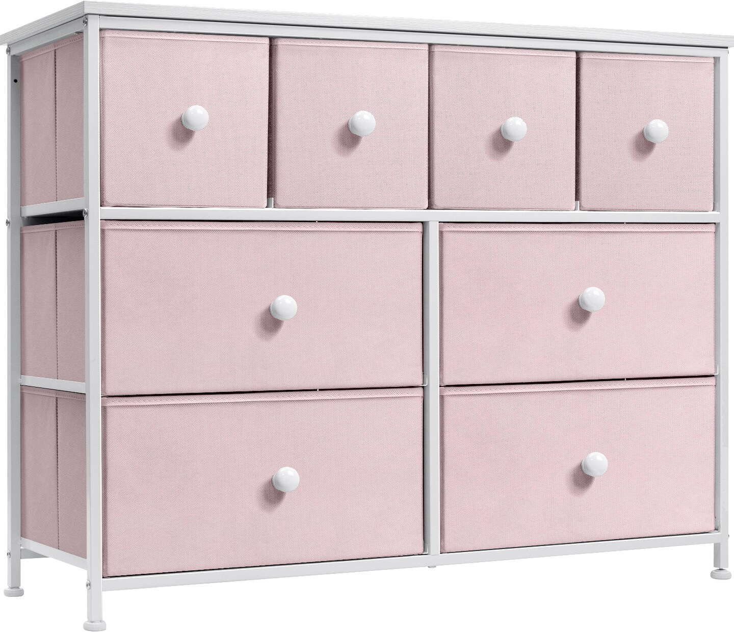 Sorbus 8 Drawers Chest Dresser with Knob Handle - Great for Household Storage and Organization