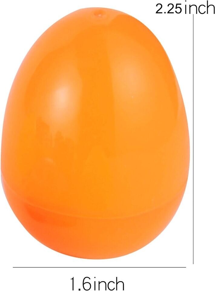 Prefilled Bright Colorful Easter Eggs with Toys and Stickers for Easter