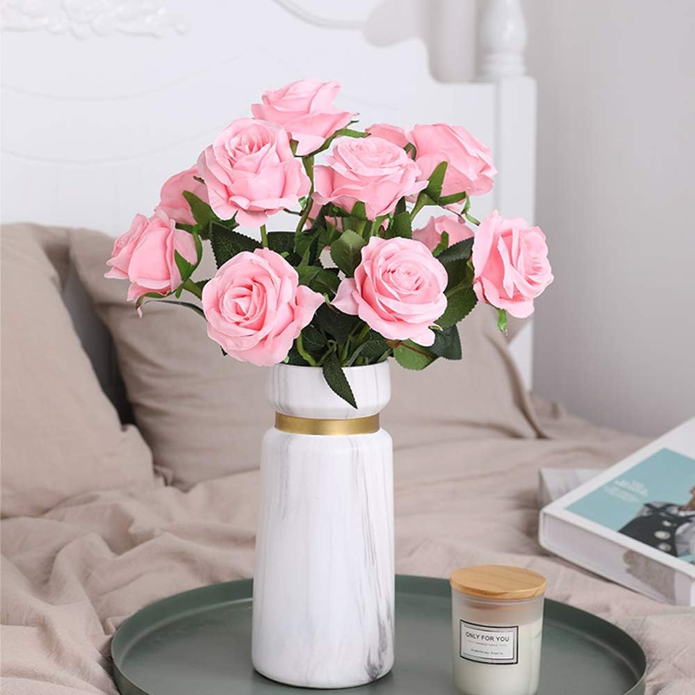 12 Pcs Long Lush Stem Roses Perfect for Every Occasion