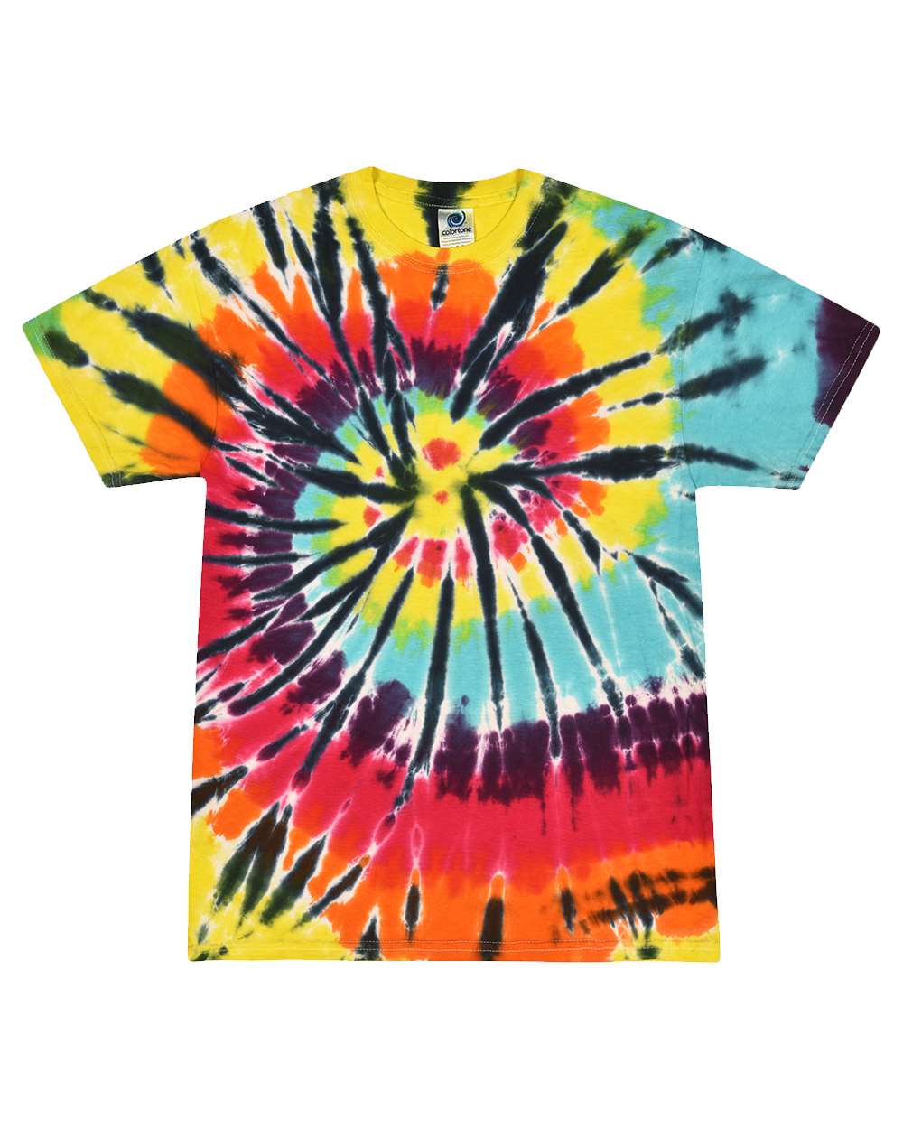 Colortone&#xAE; Multi-Color Tie-Dyed T-Shirt