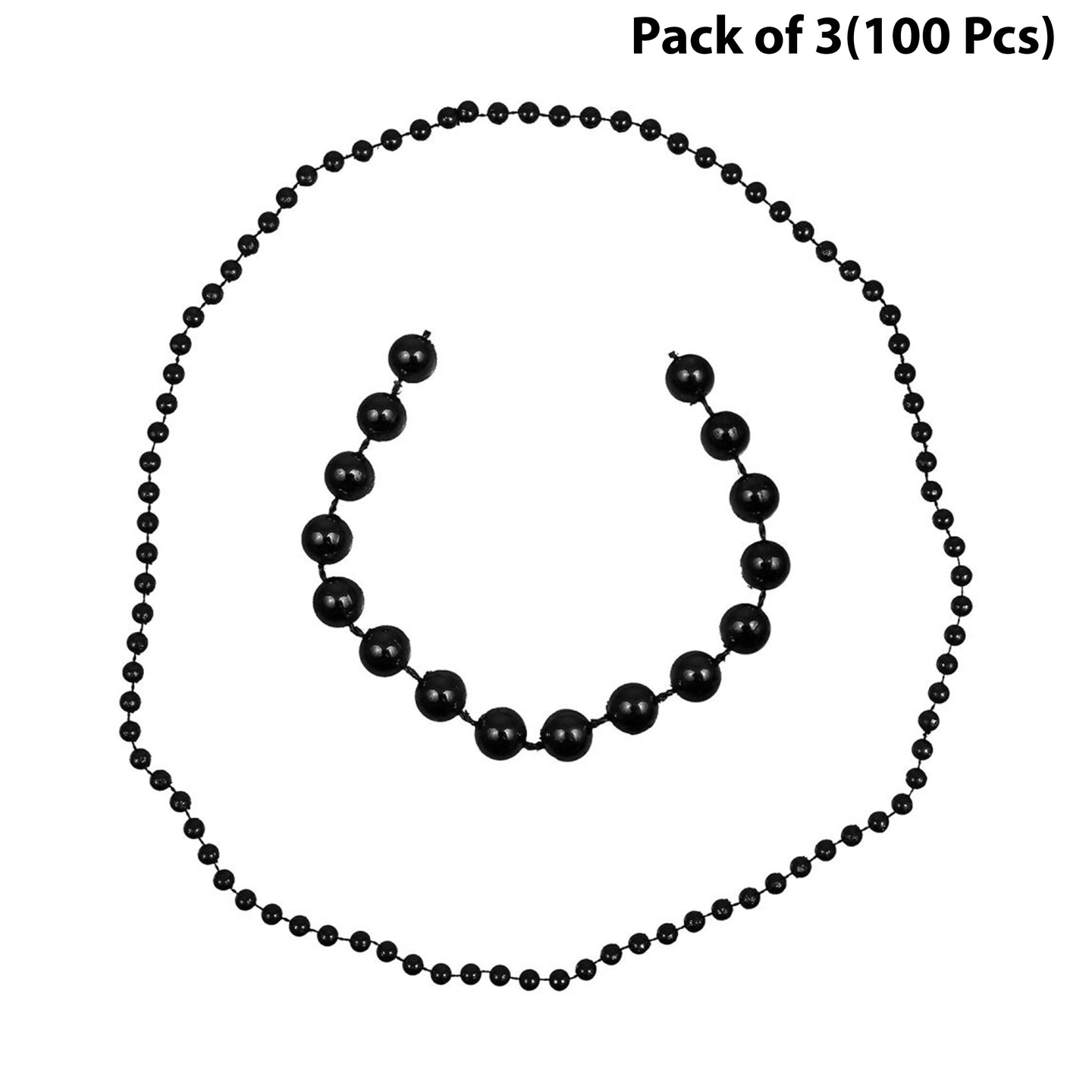 Genuine Copper Faceted Ball Chain Necklace - 4.5mm ~3/16 Bead - #10 Gauge - Choose Length - Made USA