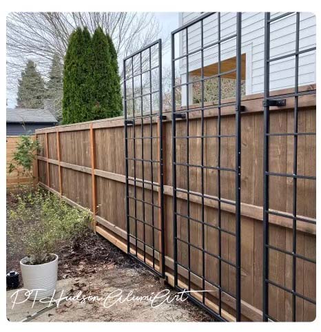 Large Classic Metal Garden Trellis, Multiple Sizes and Colors Available,  Wall Mounted or Staked options, up to 9ft, All Aluminum | MakerPlace by  Michaels