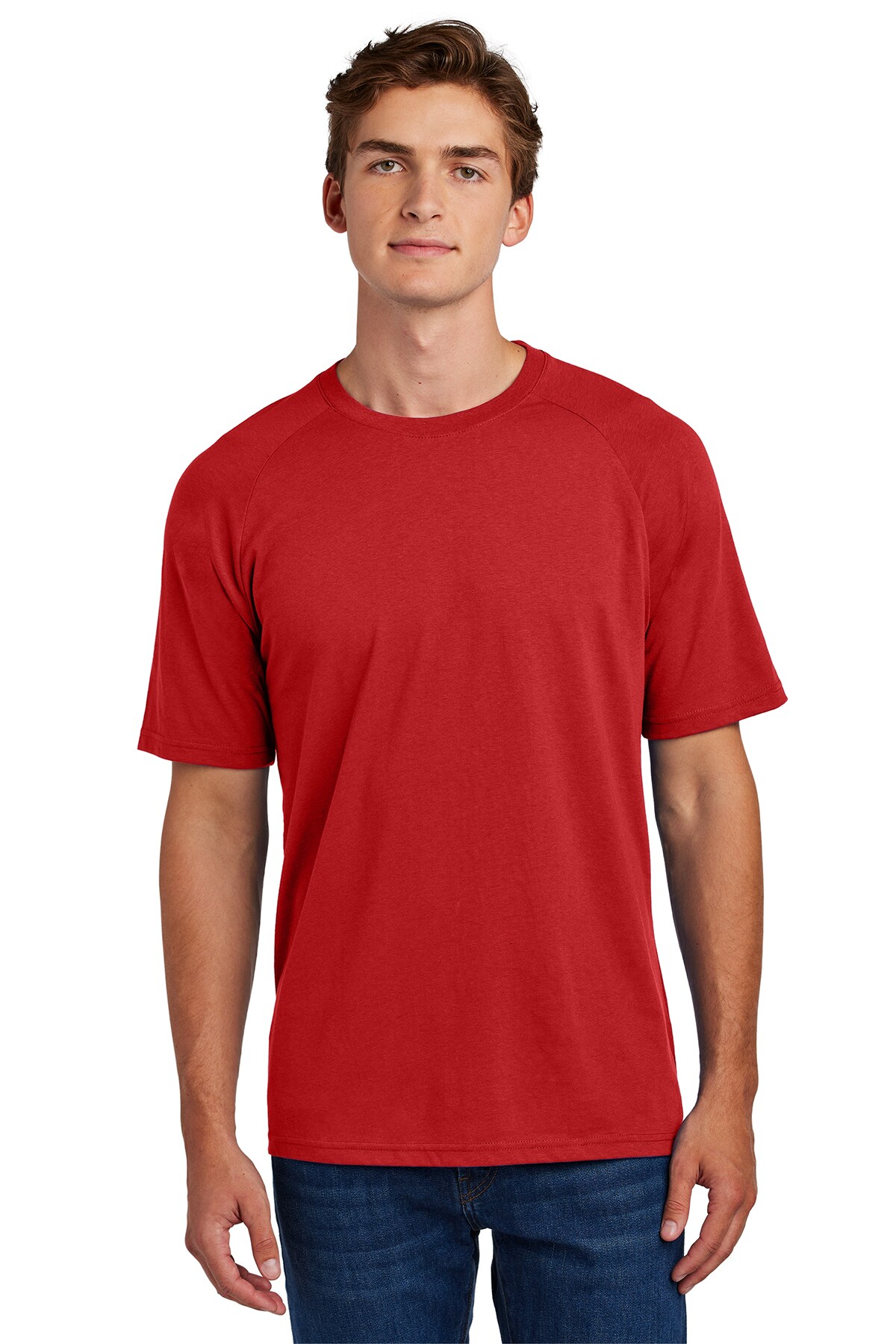 Sport-Tek&#xAE; Crew Neck Short Sleeve Halftime Raglan Tee