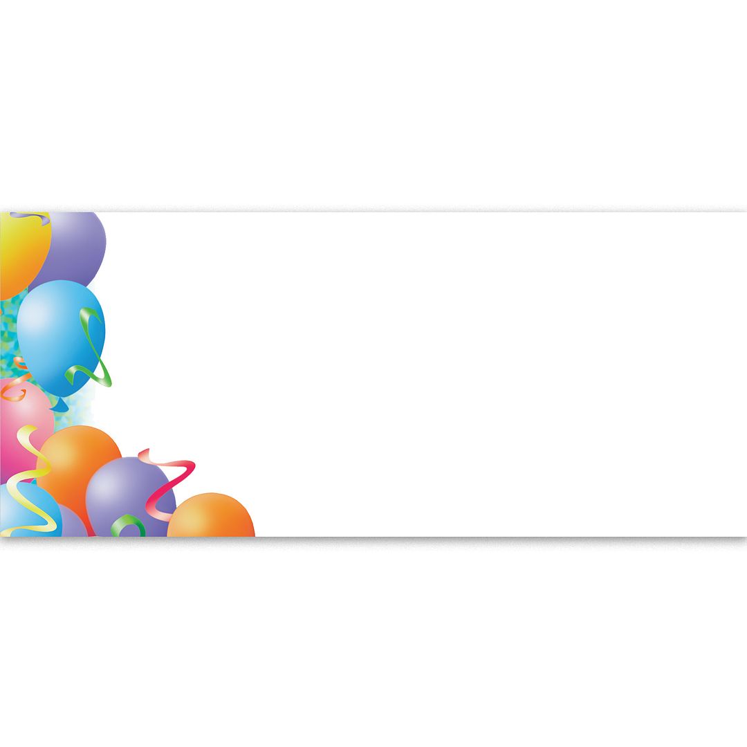 Great Papers! Coordinating Envelope, #10, 9.5" x 4.125", Envelope, Party, Gummed Adhesive, Printer Friendly, 40 count