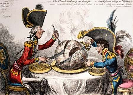 The Plum Pudding In Danger Poster Print by James Gillray - Item # VARPDX268016