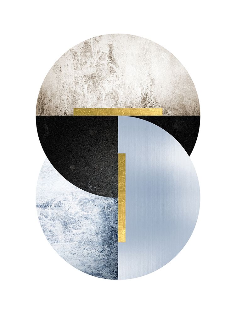 Blue Beige Black Geo Poster Print by Urban Epiphany Urban Epiphany - Item # VARPDXUERC022A