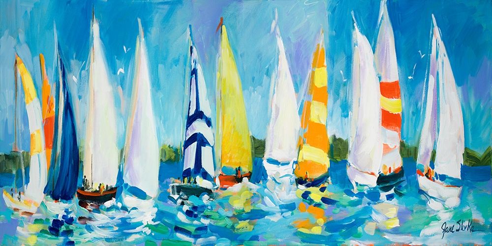 The Regatta Poster Print by Jane Slivka - Item # VARPDX9624K