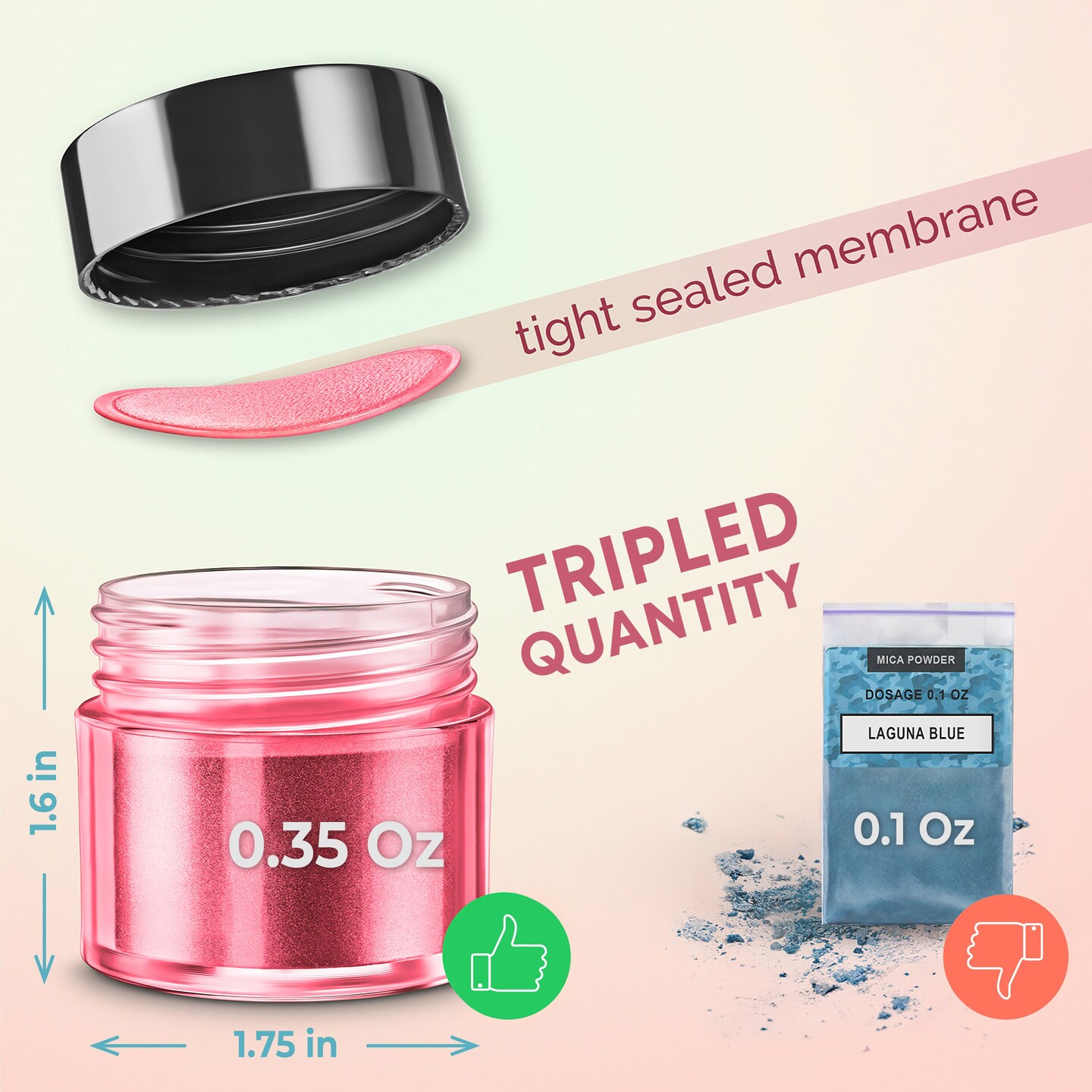 CNMI Cosmetic Grade Mica Powder for Lip Gloss 30 Colors kit Mica Powder  Pigment Set - China mica powder, mica powder pigment