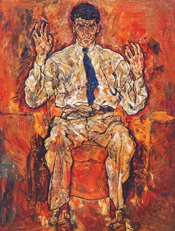 Portrait Of Painter Paris Von Gutersloh Poster Print By Egon Schiele ...