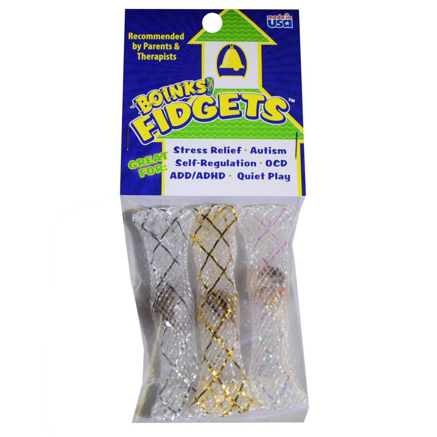 Glitzy Boinks&#xAE; Fidgets&#x2122;, 3 Per Pack, 3 Packs