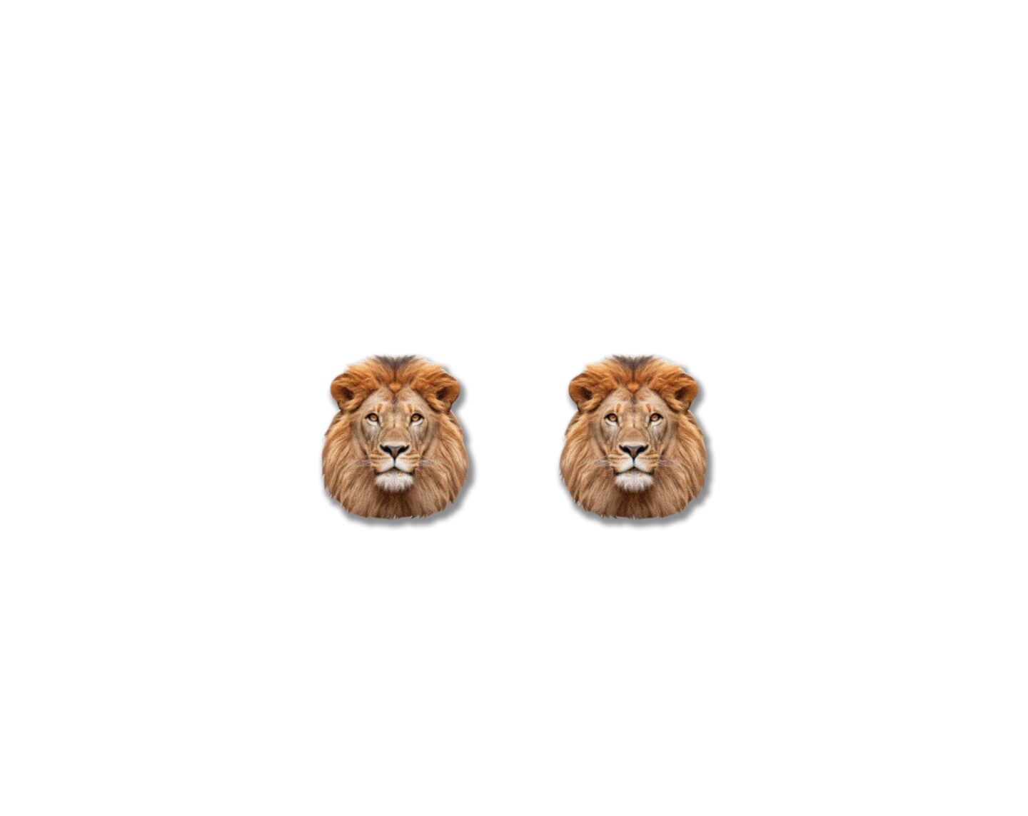 Lion Ear Rings, Sterling Silver Full Body Lion Ear Rings, King of outlet the Jungle, Africa wildlife safari jewelry, Animal lover earrings,