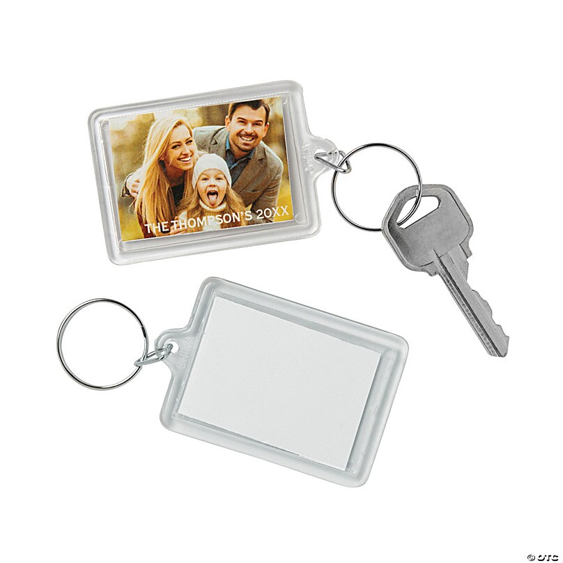 Clear Keychains - 12 Pc.