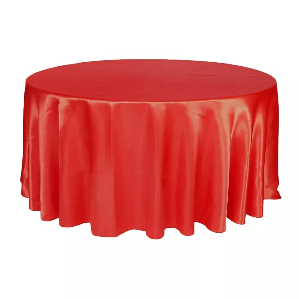 Round Satin Tablecloths