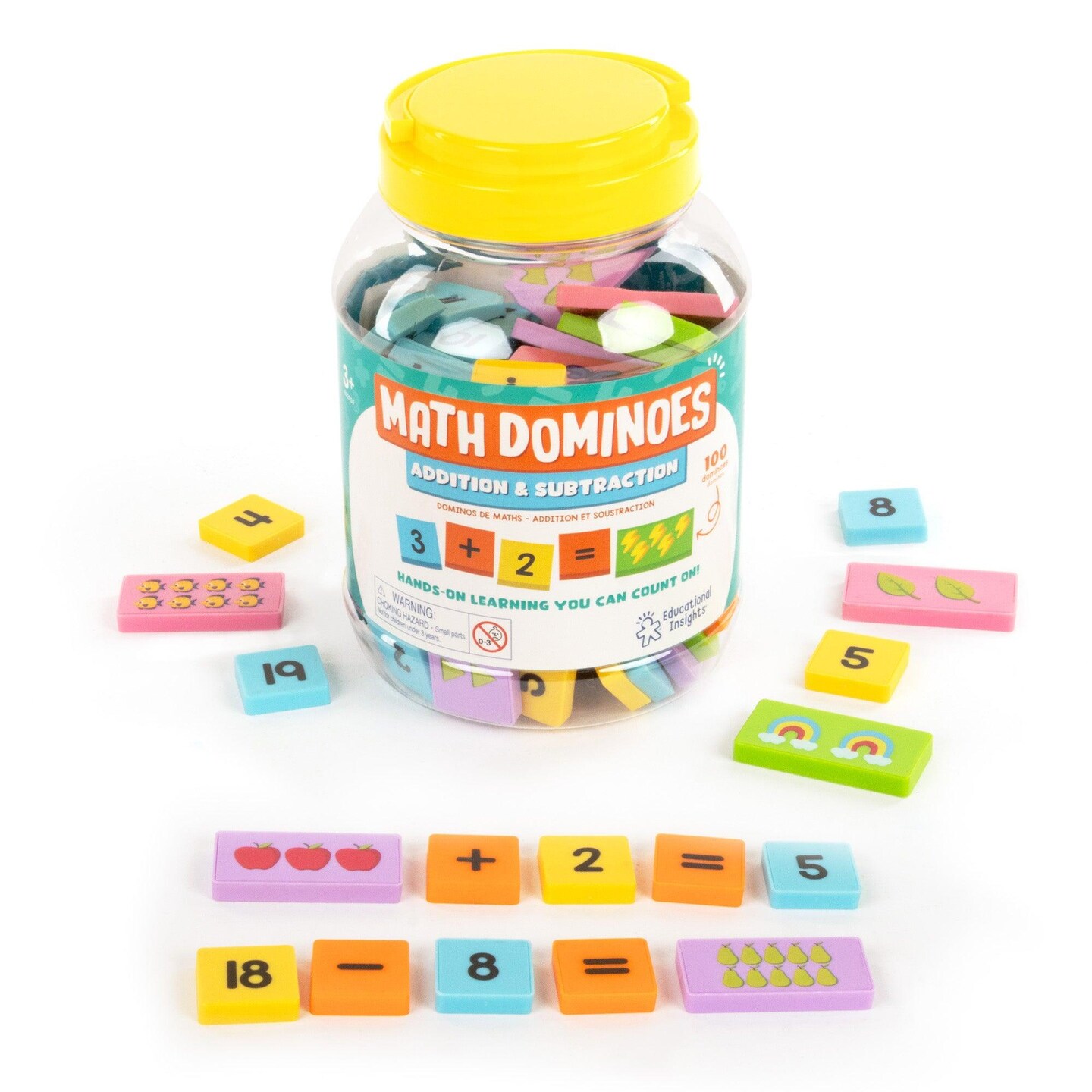Math Dominoes &#x2014; Addition &#x26; Subtraction