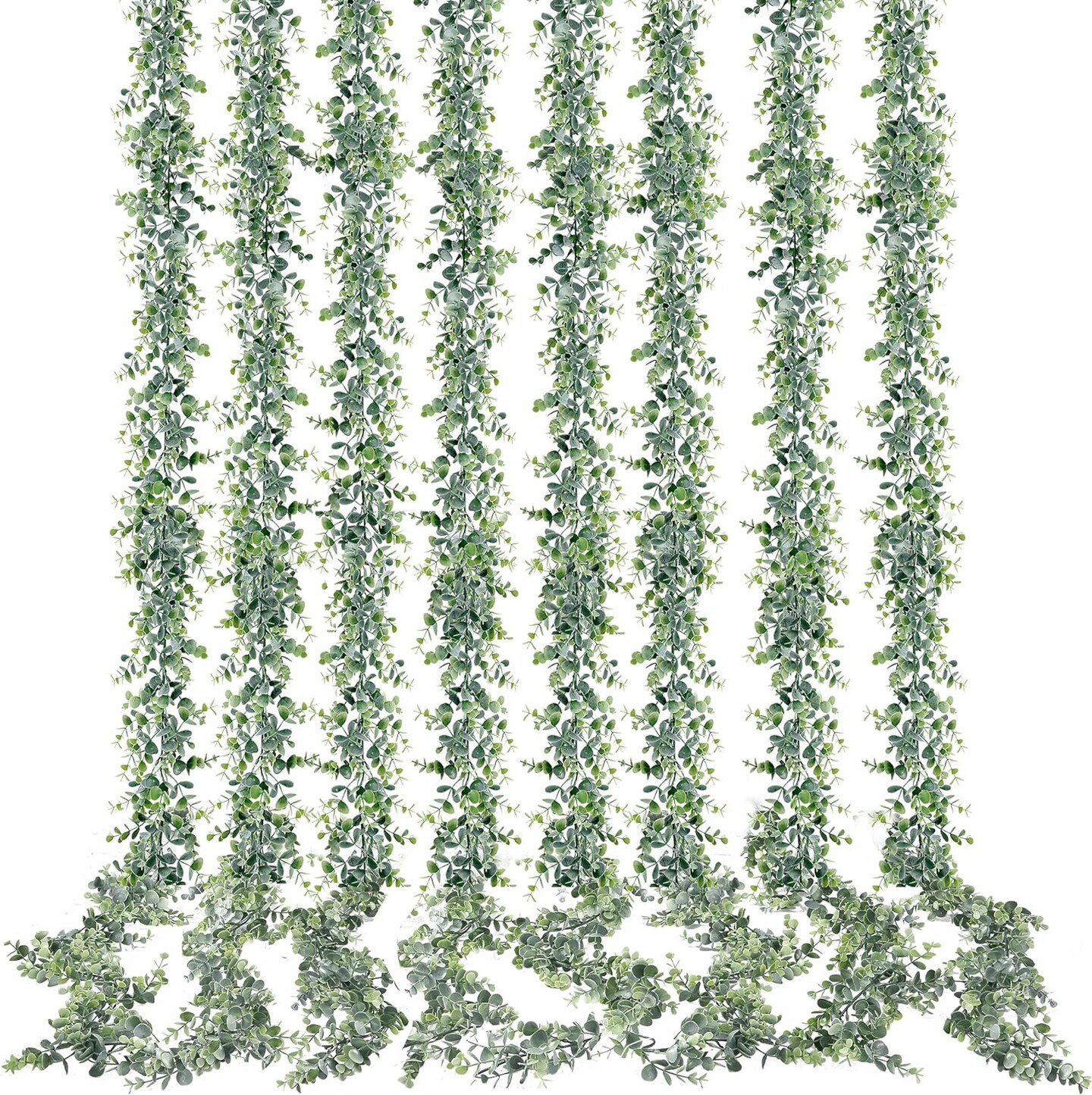 5.6FT Faux Eucalyptus Garland – Greenery for Table Runners, Events & Mantel Decor