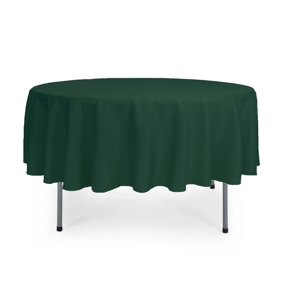 90 Inch Round Polyester Tablecloths