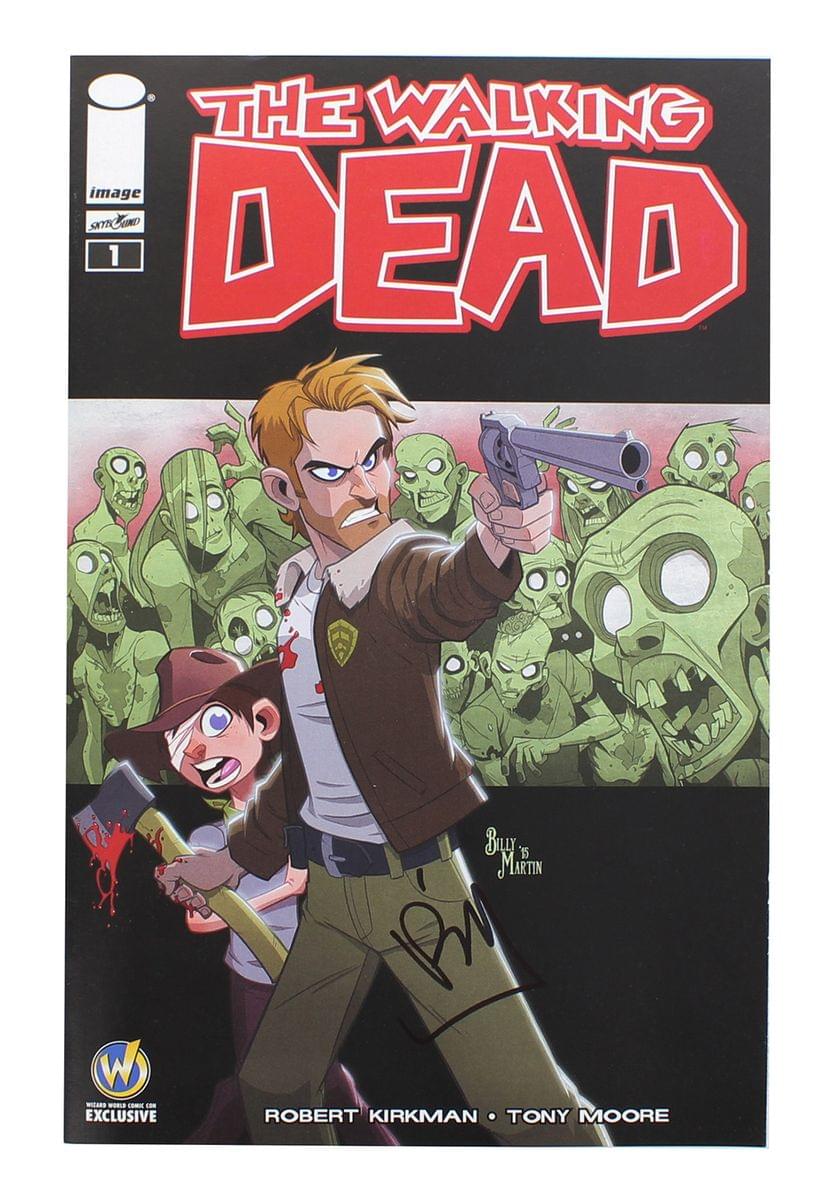 Image Comics The Walking Dead #1 | WW Tulsa Color Cover | AUTOGRAPHED - Billy Martin