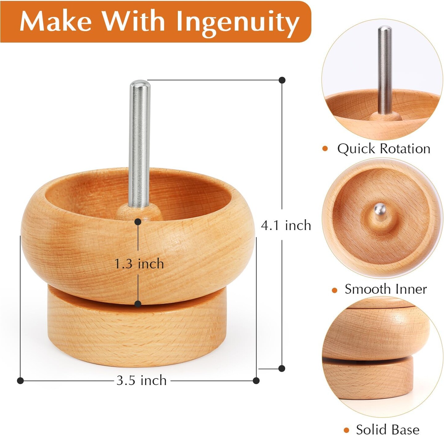 bead spinner for Jewelry Making, bead spinner Kit with 3000 PCS Seed Beads, Beading Needles, Beading Tools, Bowl for Waist Chains, Bracelets, Necklaces