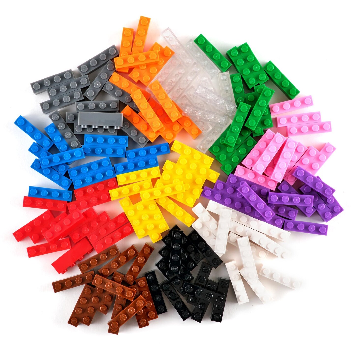 Strictly Briks Classic Bricks Starter Kit, 12 Colors, 144 Pieces, 1x4 ...