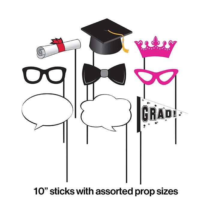 Graduation Photo Props (10/Pkg)