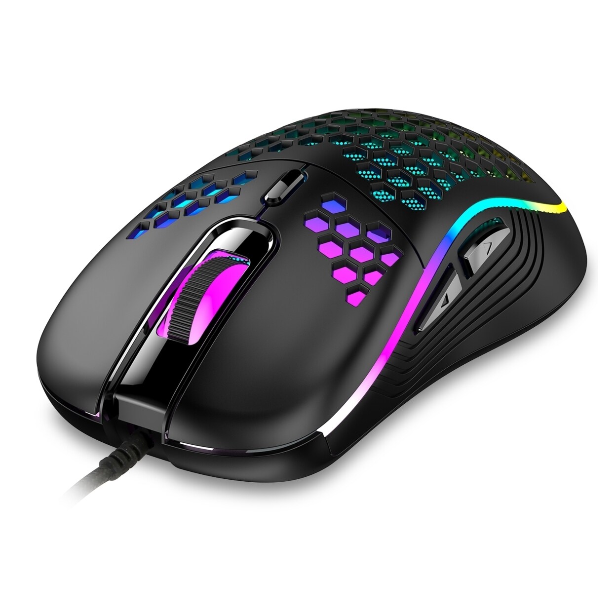 Wired Gaming Mouse 7200 Dpi Laptop Optical Mouse Honeycomb Lightweight Mouse