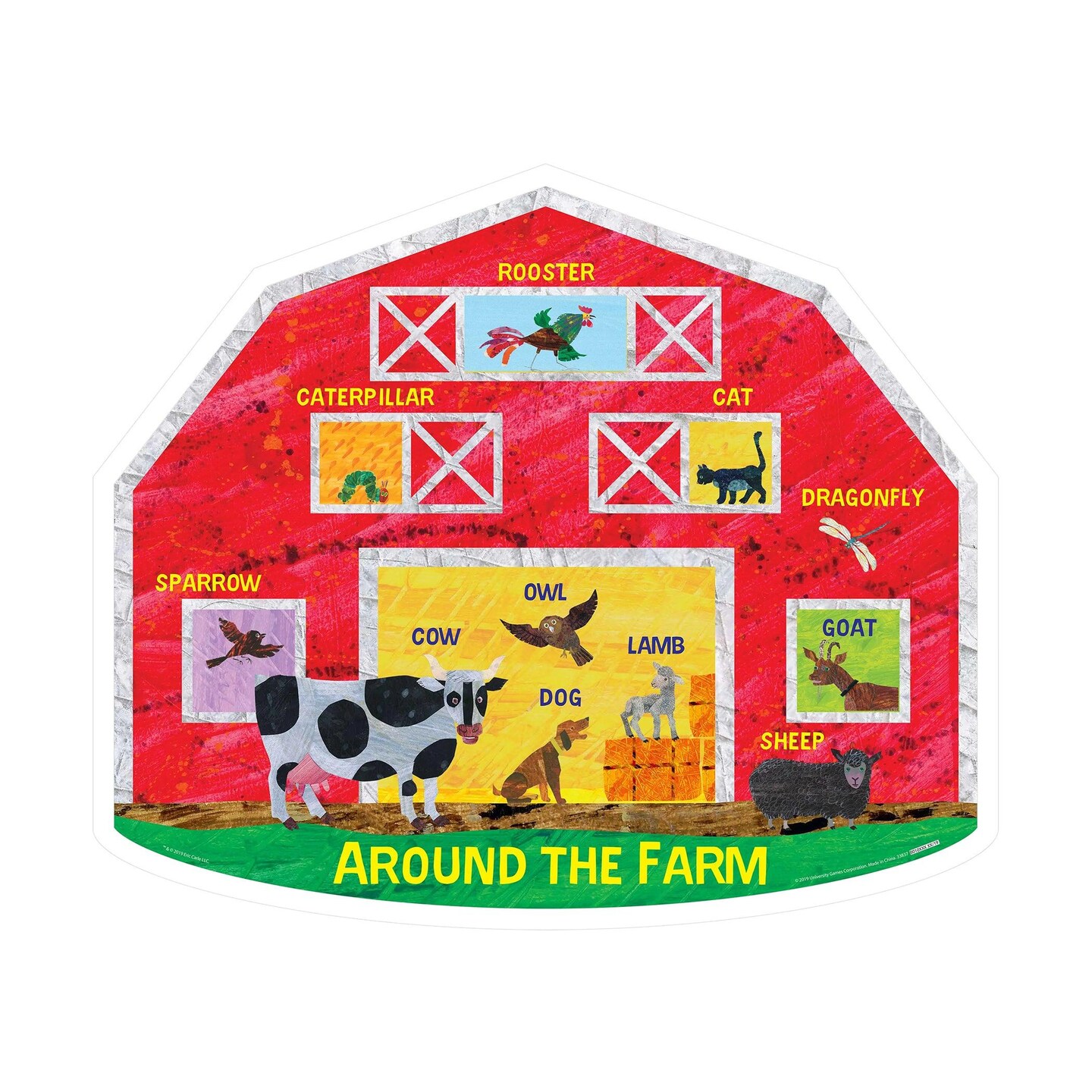 The World of Eric Carle&#x2122; Around the Farm 2-Sided Floor Puzzle