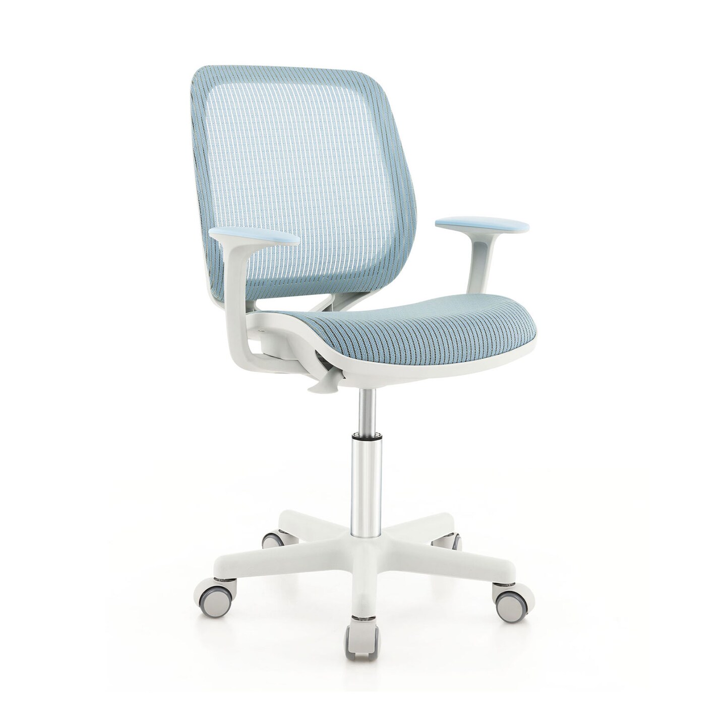 Swivel Mesh Children Computer Chair With Adjustable Height