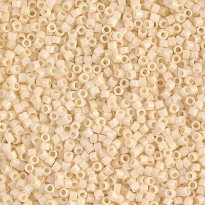 Miyuki Delica Bead 11/0, DB0732, Opaque Dark Cream, 50 grams