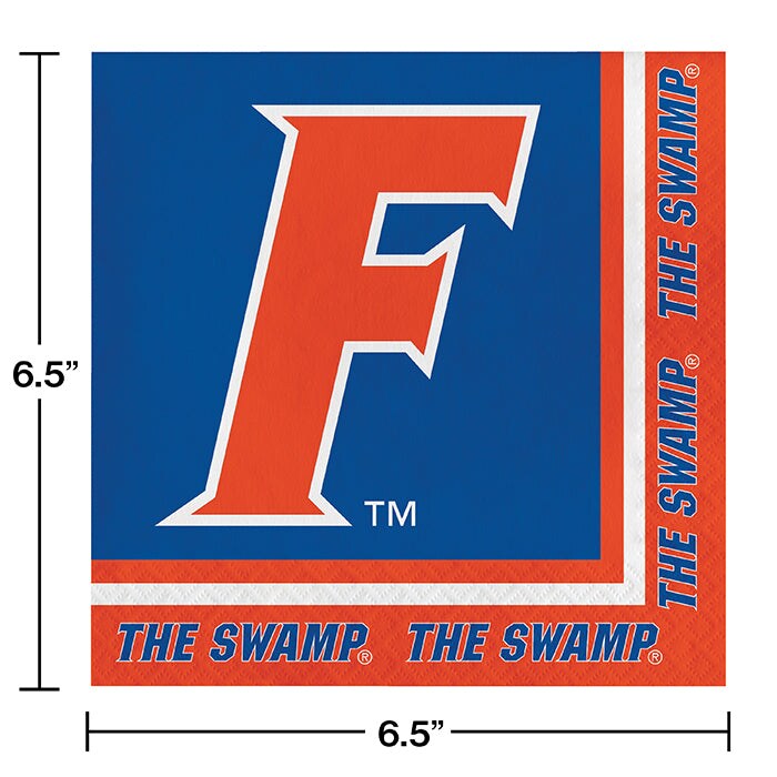 Florida Gators Napkins, 20 ct