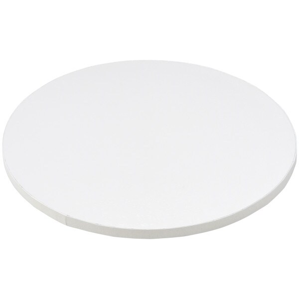 12&#x22; Round White Foil Cake Board 5ct