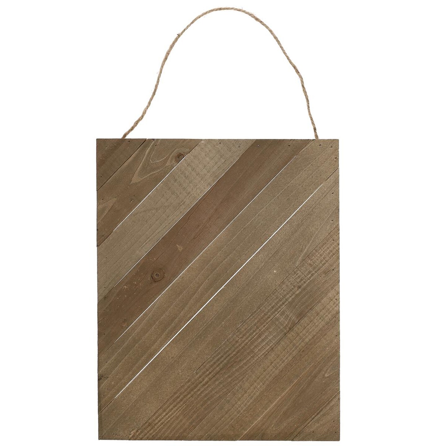 Hampton Art Plank Diagonal 12&#x22; x 15&#x22; Rustic, Wood Plaque, Wood Sign Blank, Wood Blanks, Wooden Plaques, Blank Wood Signs for Crafts, Wooden Sign Blank, Wood Planks for Crafts